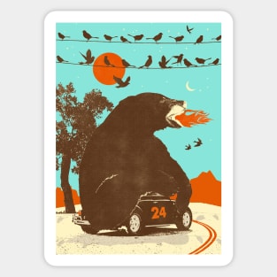BEAR RACE Sticker
